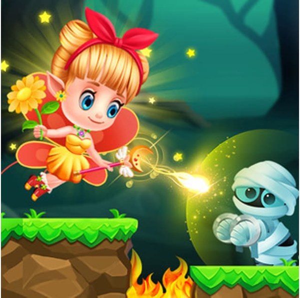 Flower Fairy Adventure Story Puzzle Game