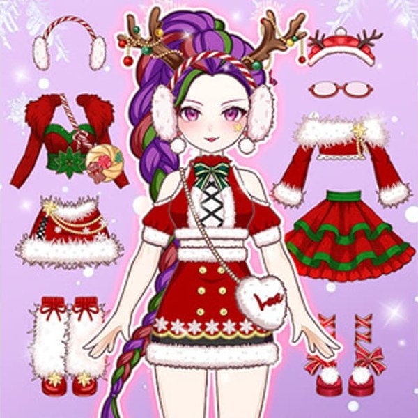 Christmas Fashion Dress Up & Makeup Online Game