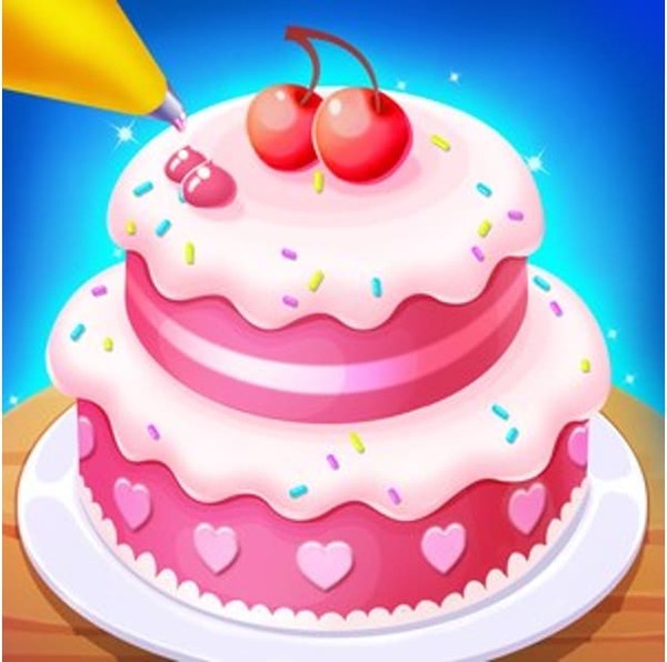 Rainbow Glitter Birthday Cakes - Cooking Game