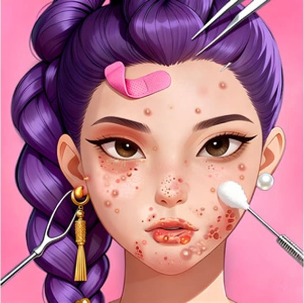Ice Princess Fashion Salon Makeover Game