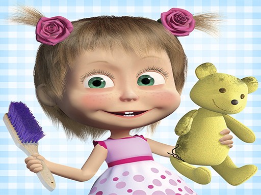 Masha and the Bear: House Cleaning Puzzle Game