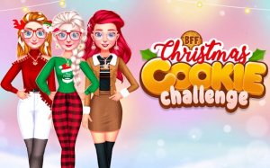 Bff Christmas Cookie Challenge: Princess Baking Party Online Game