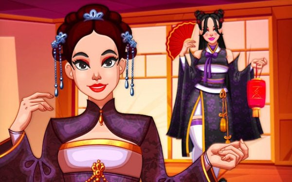 Kimono Fashion Princess Dress Up Game - Online Style Adventure