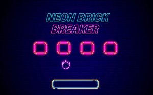 Neon Brick Breaker Arcade Online Game