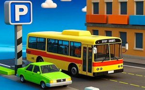 Parking Bus Training Simulator Online Game