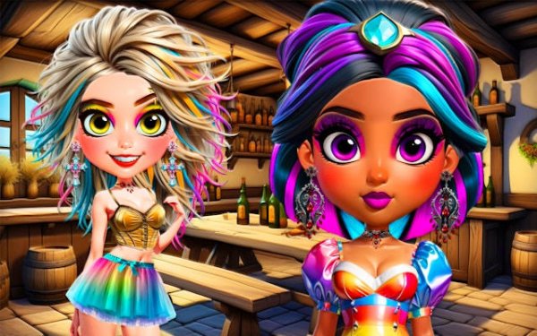 Royal Rebellion Punk Magic Dress Up Game Online