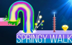 Springy Walk: Slinky Adventure Puzzle Game
